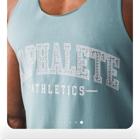 Alphalete Paisley Print Raw Cut Tank - Picture 3 of 9